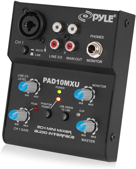 Pyle 2-Channel Audio Mixer